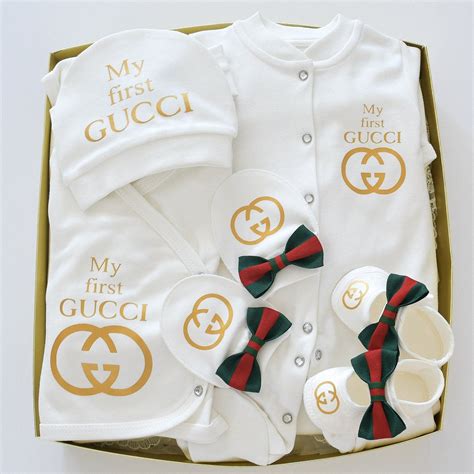 gucci baby suit|designer babies wearing gucci.